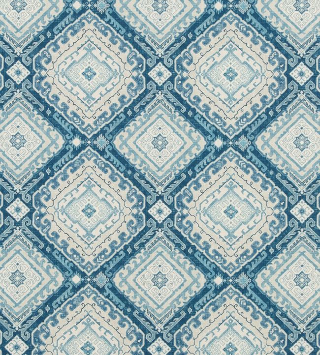 PP50432-2 - Rozel Fabric - Indigo - Baker Lifestyle