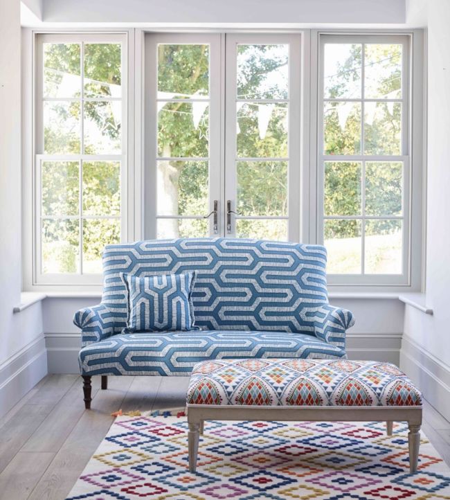 PP50442-1 - Santiago Fabric - Indigo - Baker Lifestyle