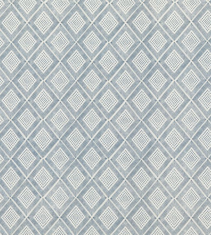 PP50484-1 - Block Trellis Fabric - Indigo - Baker Lifestyle