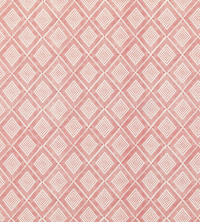 PP50484-2 - Block Trellis Fabric - Rustic Red - Baker Lifestyle