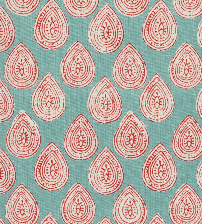 PP50493-3 - Camber Fabric - Aqua Red - Baker Lifestyle