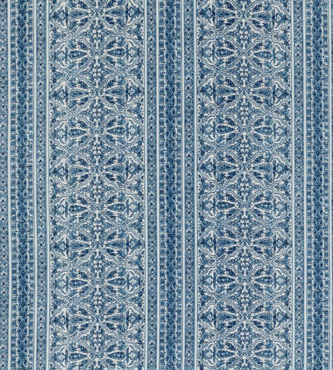PP50495-1 - Seaton Stripe Fabric - Indigo - Baker Lifestyle