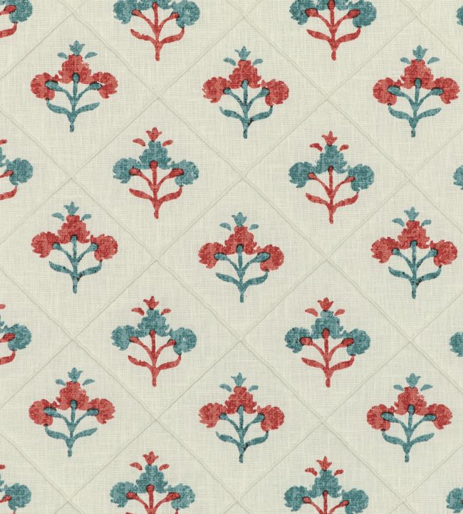 PP50496-4 - Marwell Fabric - Aqua Red - Baker Lifestyle