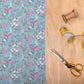 Prado De Flores Primrose Sky Lomond Pima Lawn Cotton - Dress Fabric