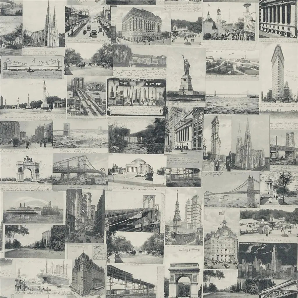New York Postcard Wallpaper