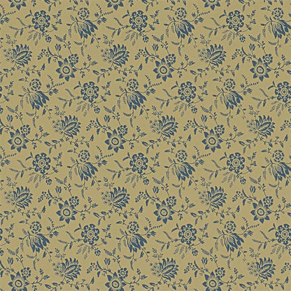 Scrimshaw Floral Wallpaper