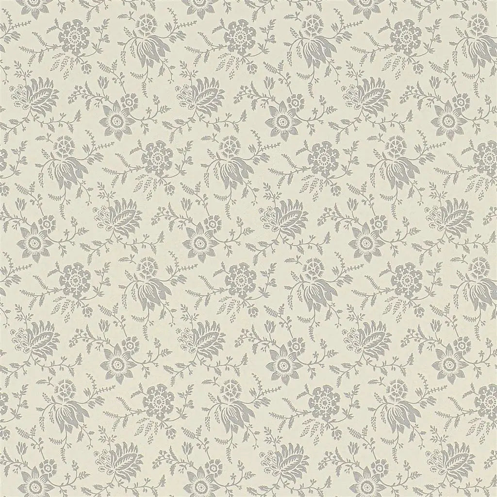 Scrimshaw Floral Wallpaper