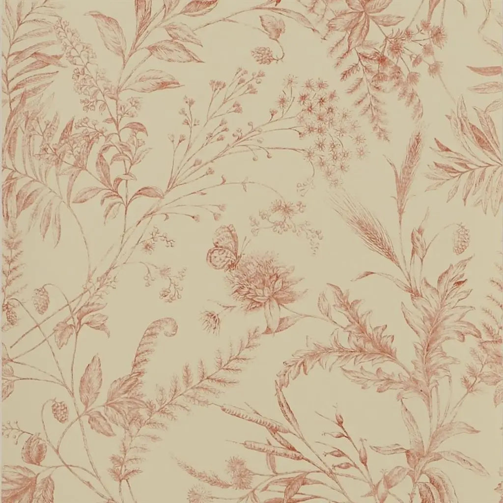 Fern Toile Wallpaper