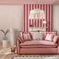 Painted Gingham Wallpaper - Pink - 125515 - Cath Kidston