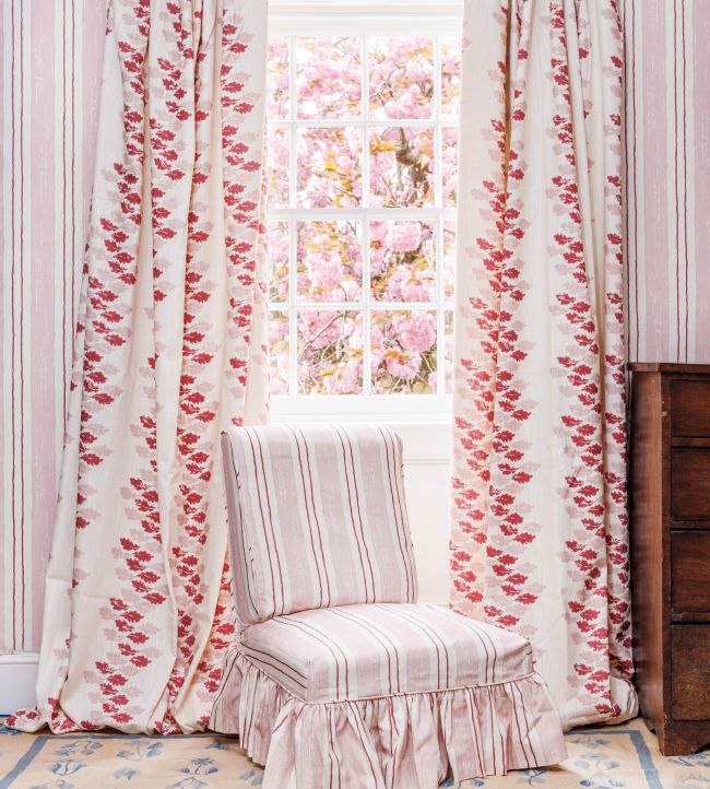 Painter's Stripe Fabric - Pink - BGF060201 - Barneby Gates