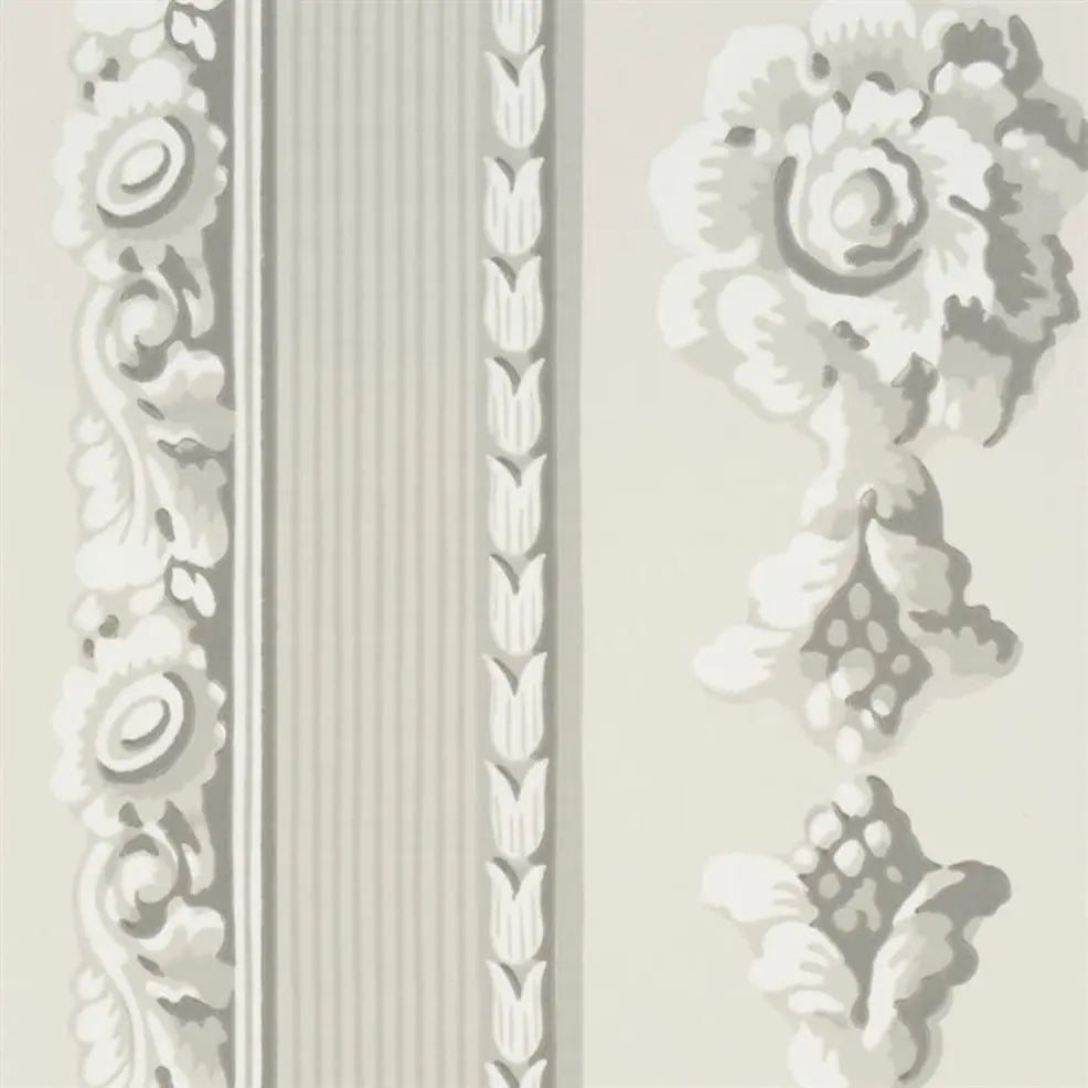 Palazzetto Wallpaper - Platinum - P548/02 - Designers Guild