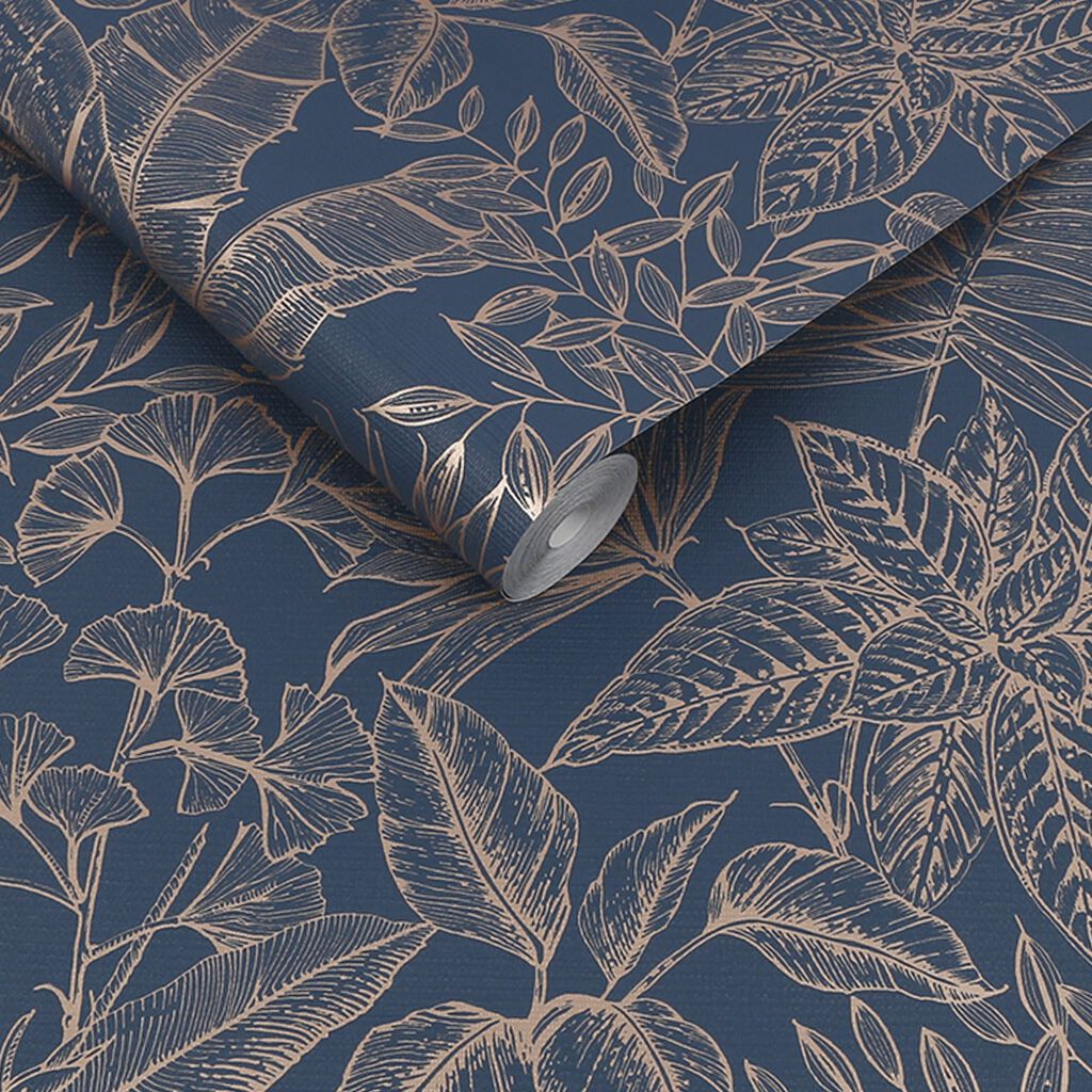 Paradise Wallpaper - Sapphire - Boutique Luxury