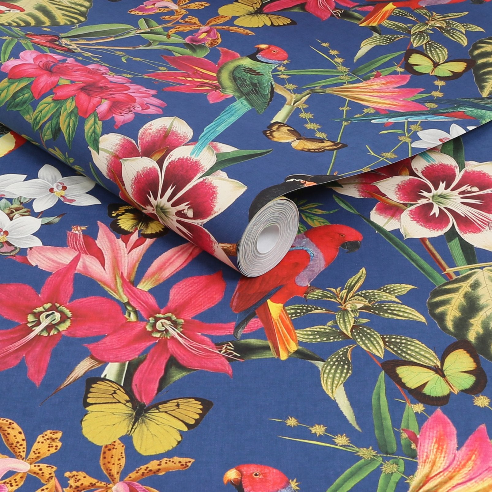 Paradiso Wallpaper - Deep Navy - Envy