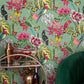 Paradiso Wallpaper - Green - Envy