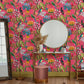 Paradiso Wallpaper - Hot Pink - Envy
