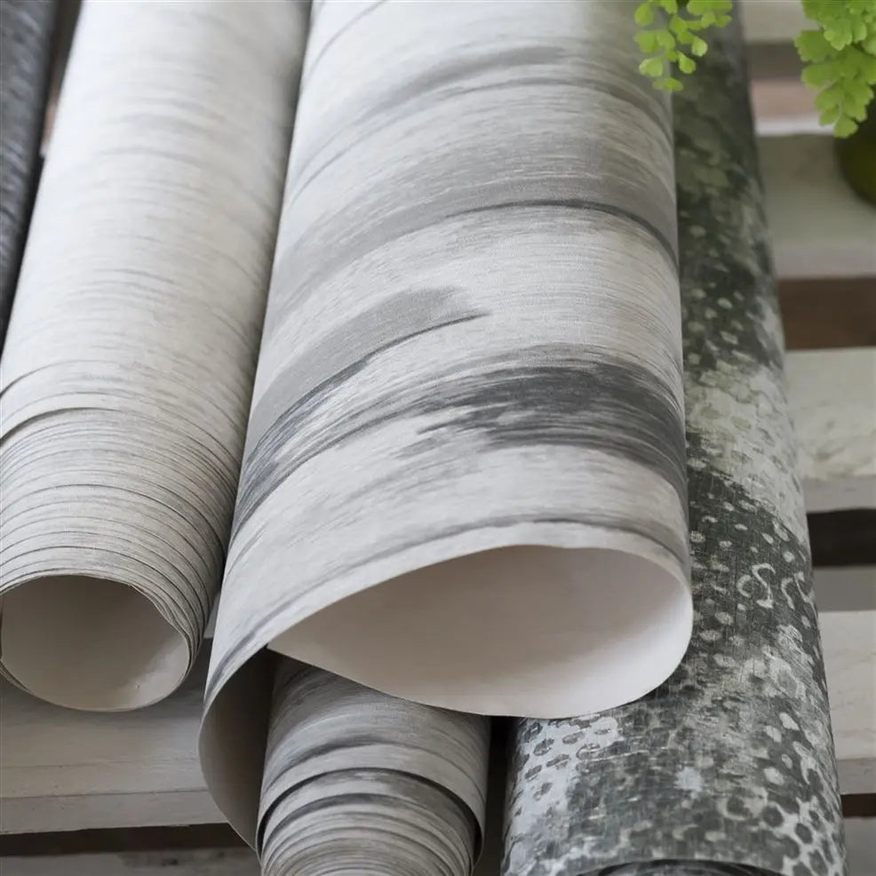 Patola Wallpaper - Graphite - PDG645/03 - Designers Guild