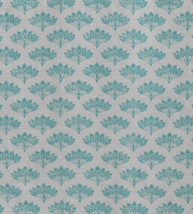 Peacock Fabric - Teal - BGF030301 - Barneby Gates