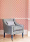 Pemba Wallpaper - Red/Blue - J177W-02 - Jane Churchill
