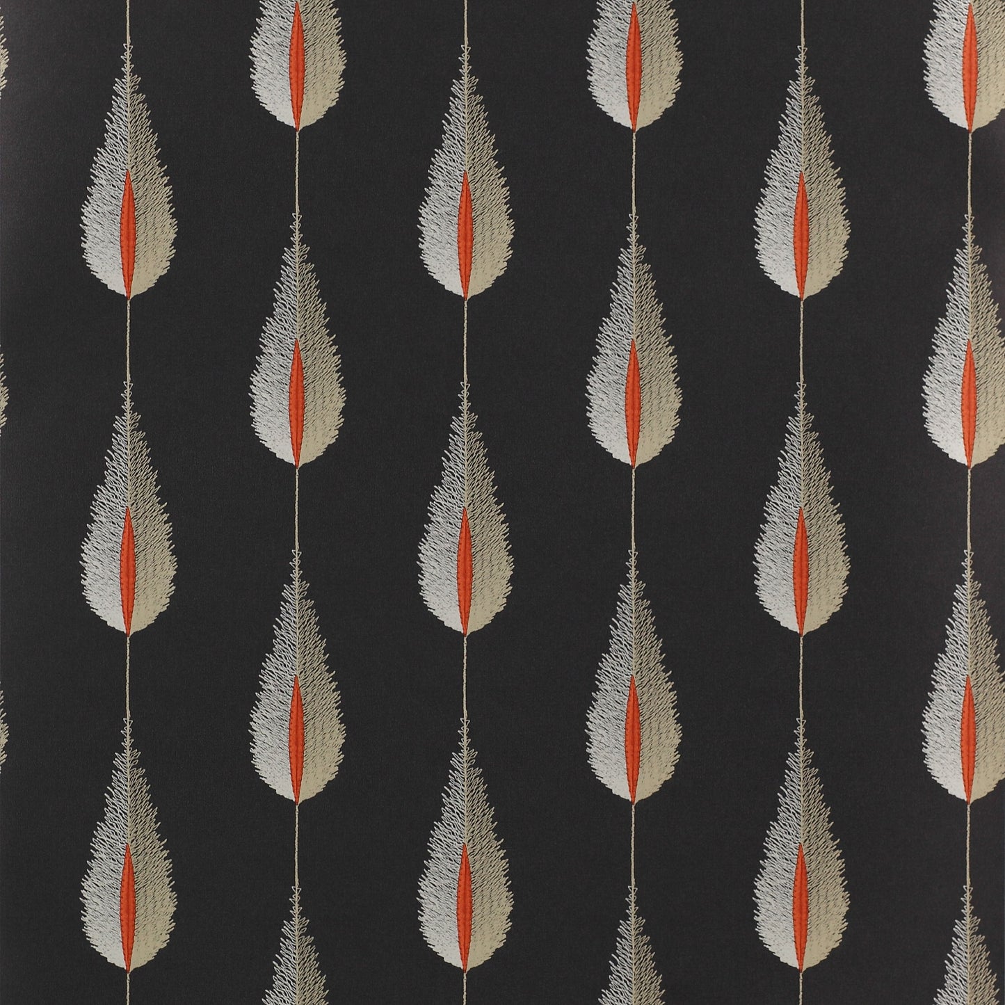 Plato Wallpaper - Black - J156W-05 - Jane Churchill