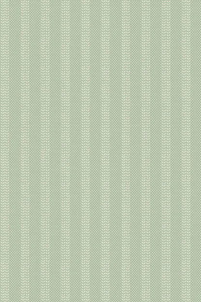 Polka Sprig Wallpaper - Green - 1085