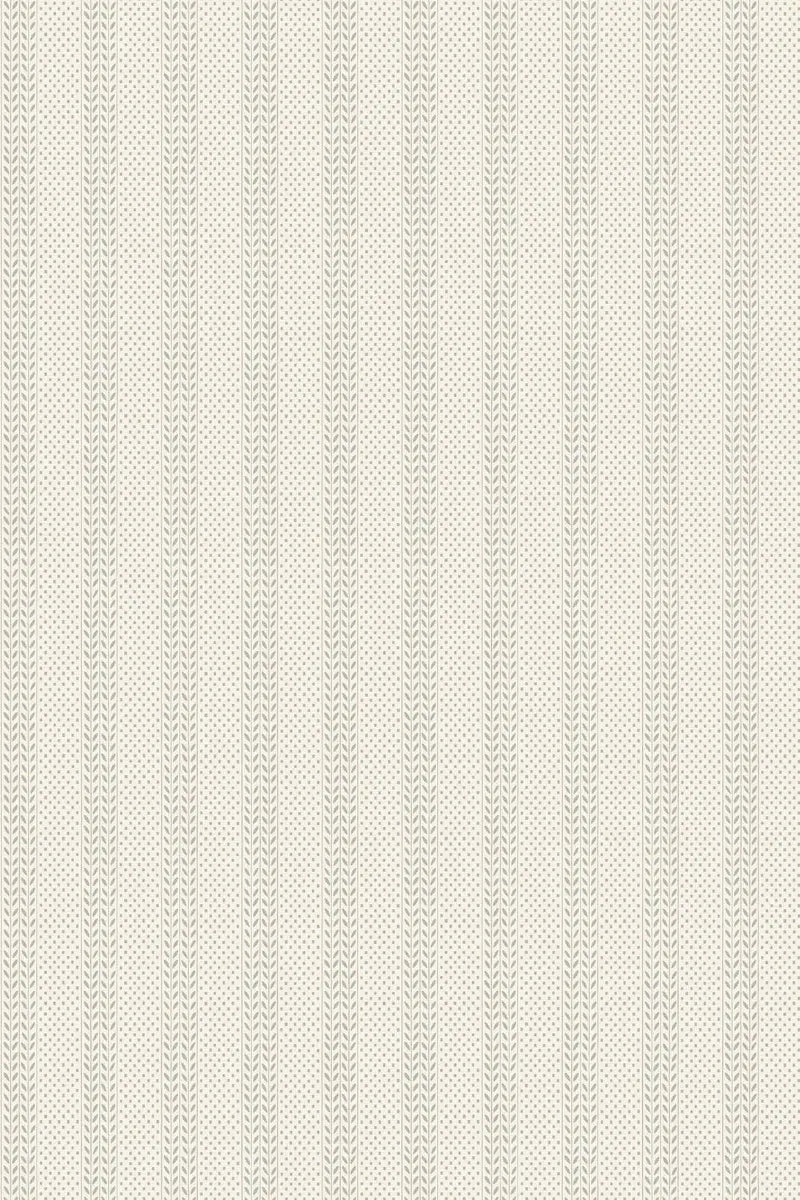 Polka Sprig Wallpaper - Light Blue - 1088
