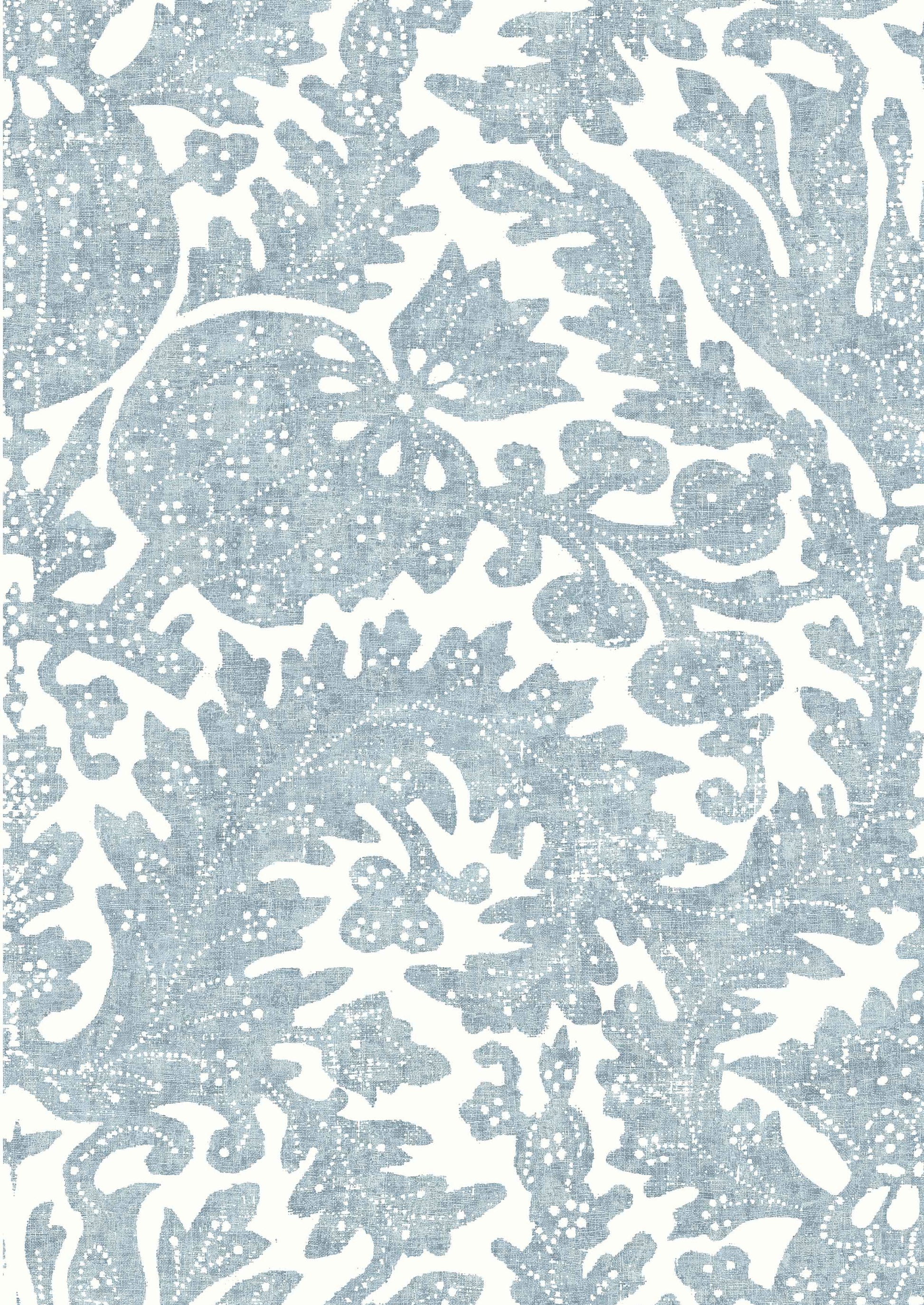 Pomegranate Fresco Wallpaper - Sky - Lewis & Wood