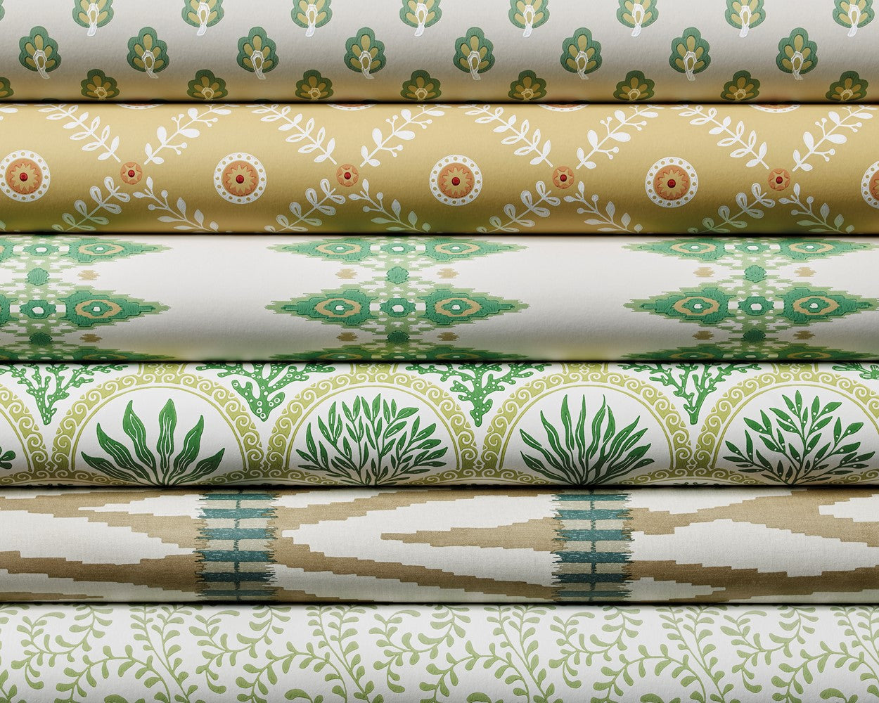 Priya Stripe Wallpaper - Beige - J189W-01 - Jane Churchill