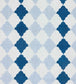 Quilted Harlequin Fabric - Blue - BGF060402 - Barneby Gates