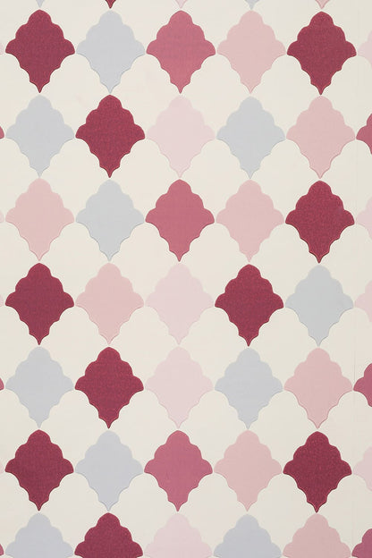 Quilted Harlequin Wallpaper - Patchwork Rose - BG2800101 - Barneby Gates