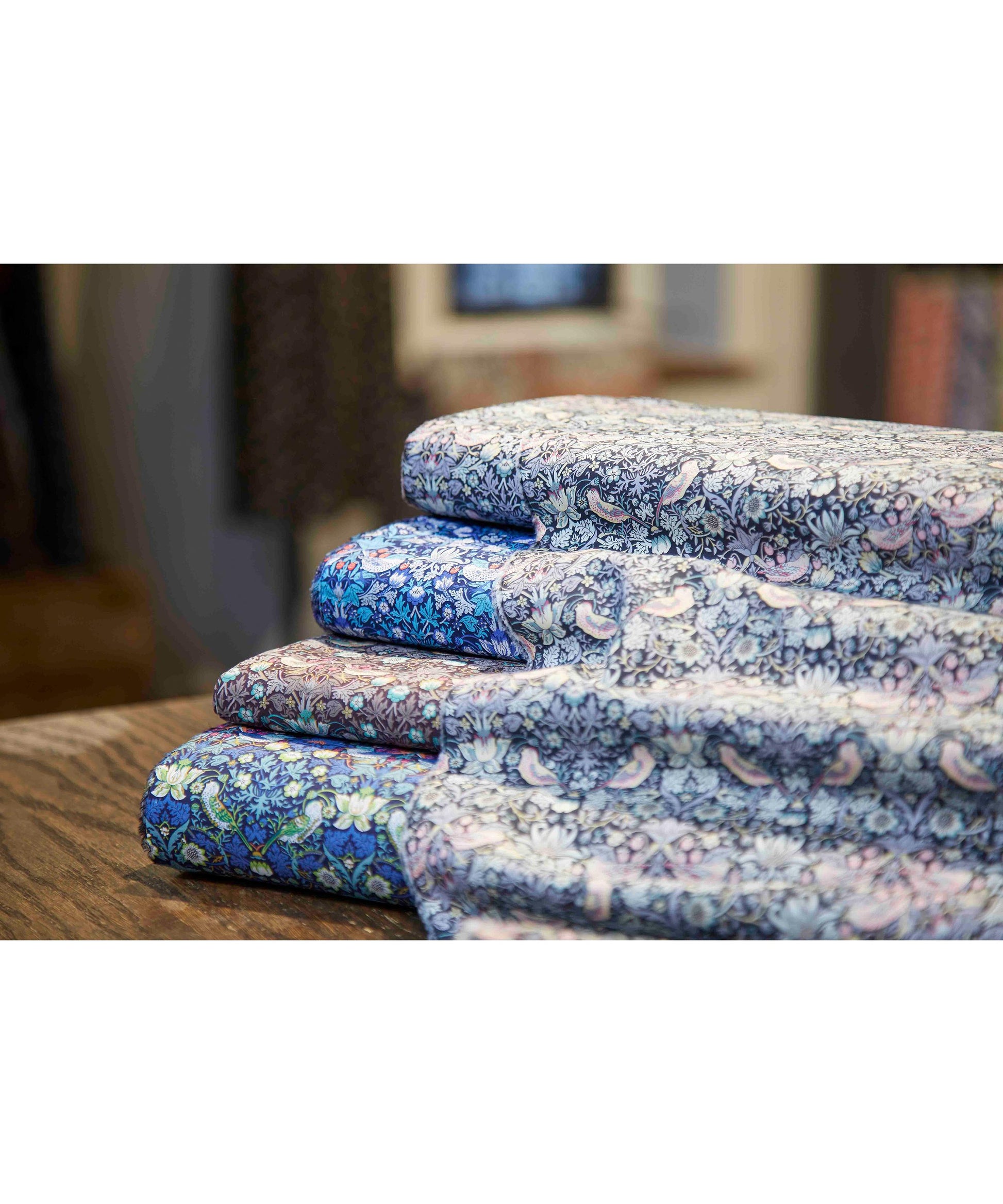 Strawberry Thief Tana Lawn™ Cotton Fabric - Blue - Liberty