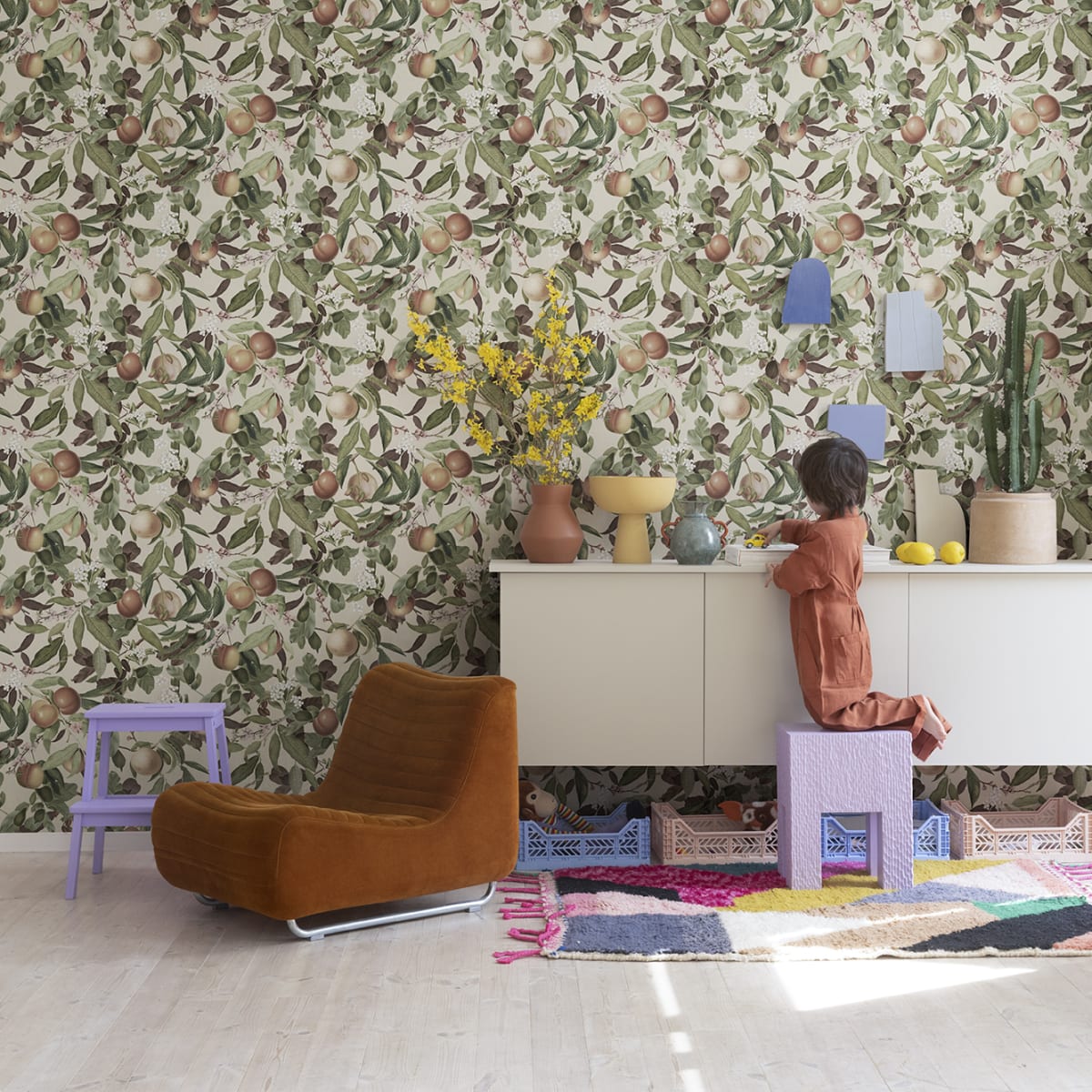 Peach Valley Wallpaper