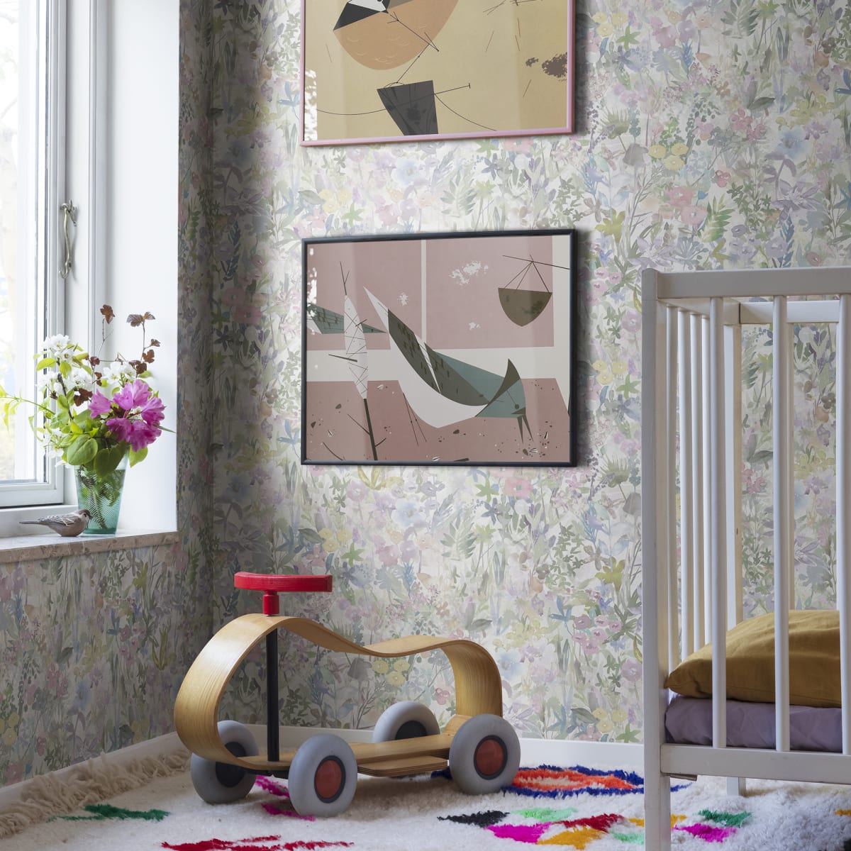 Poppy Meadow Wallpaper