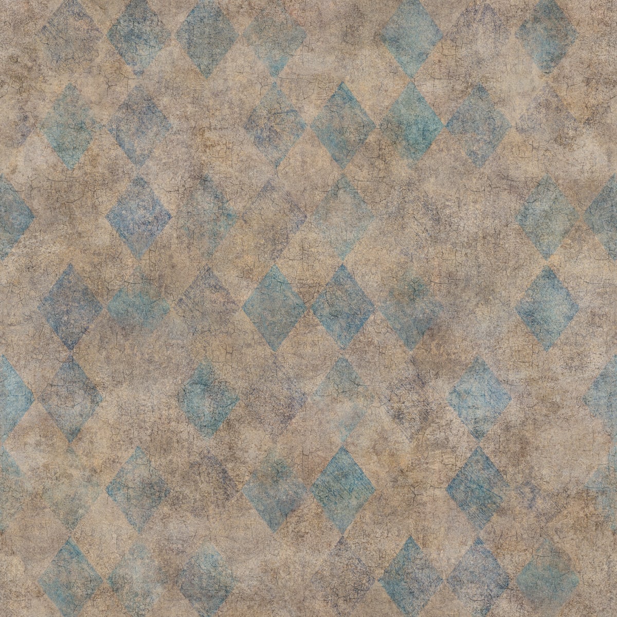 Small Patinated Diamonds Wallpaper