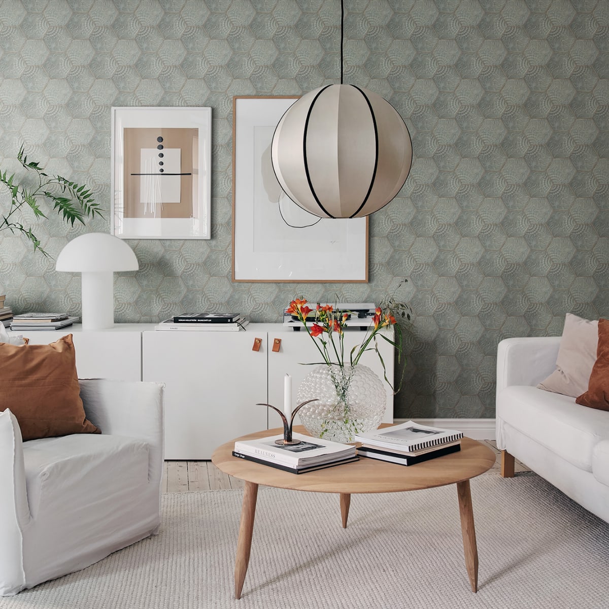 Hexagon Tiles Wallpaper