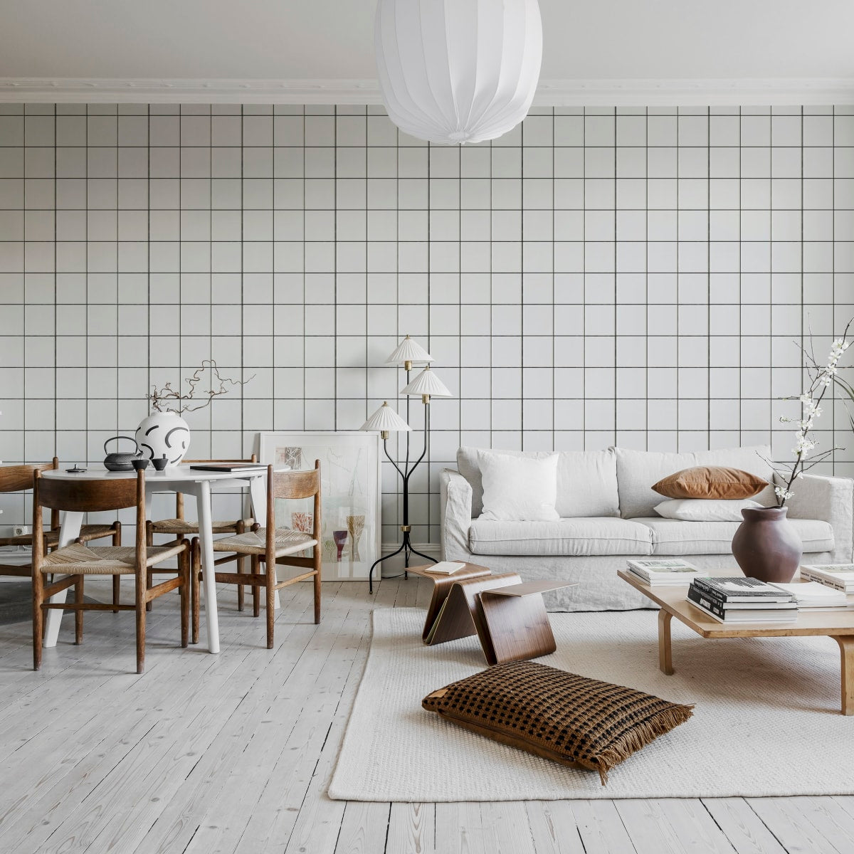 Square Tiles Wallpaper