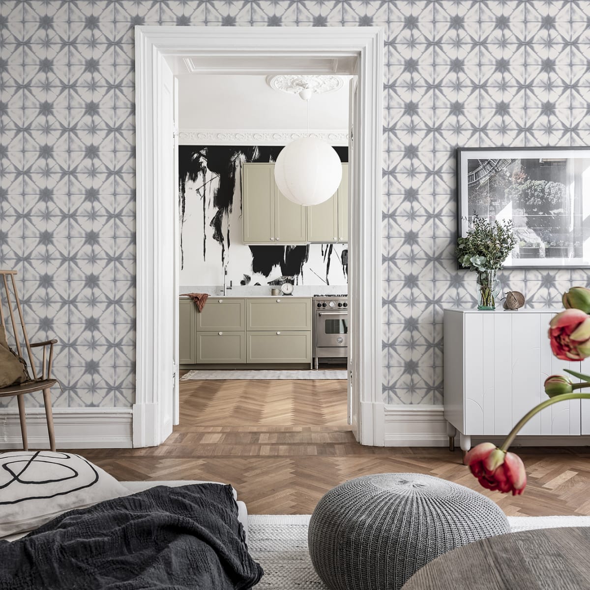 Tie Dye Kaleidoscope Wallpaper