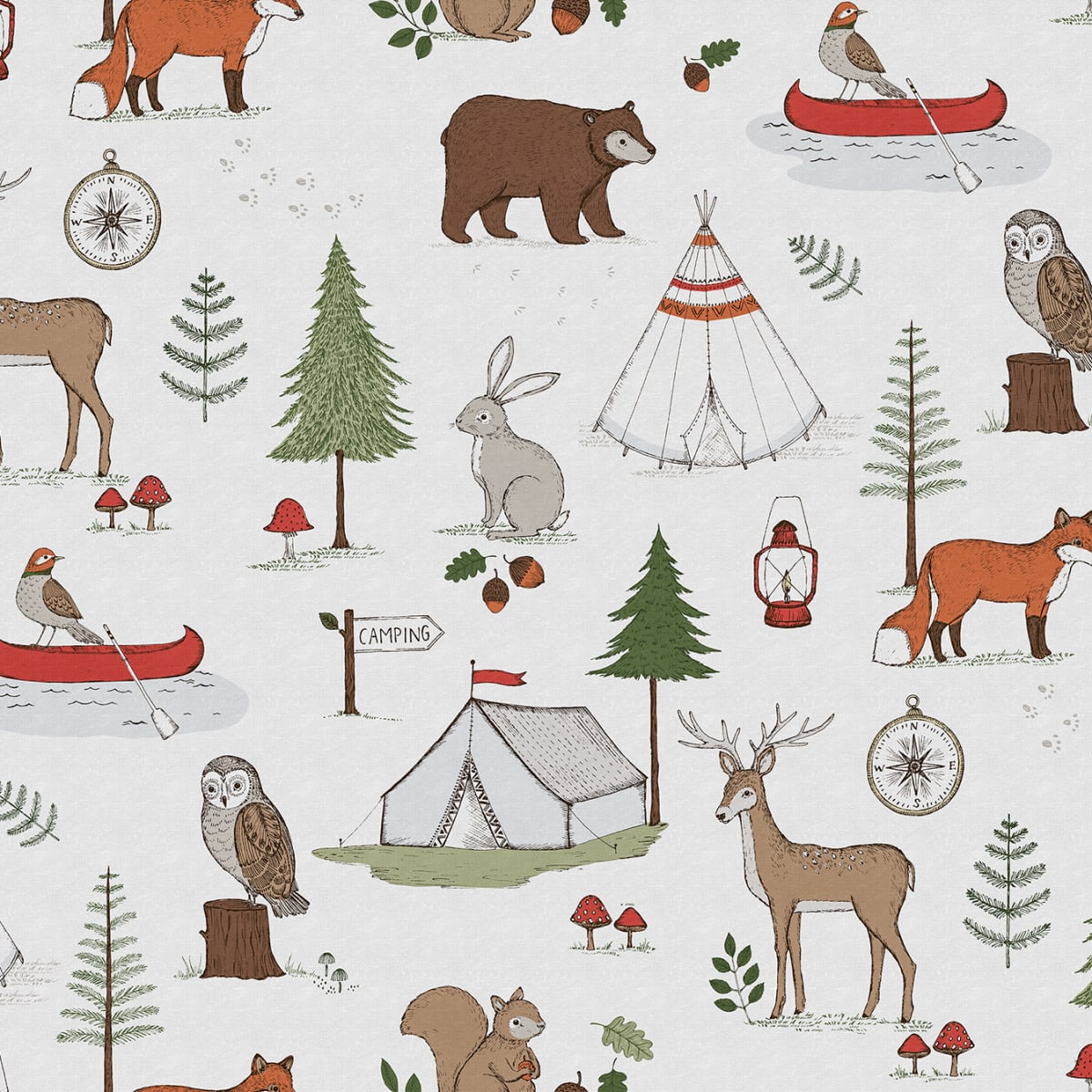 Camping Trip Mini Wallpaper
