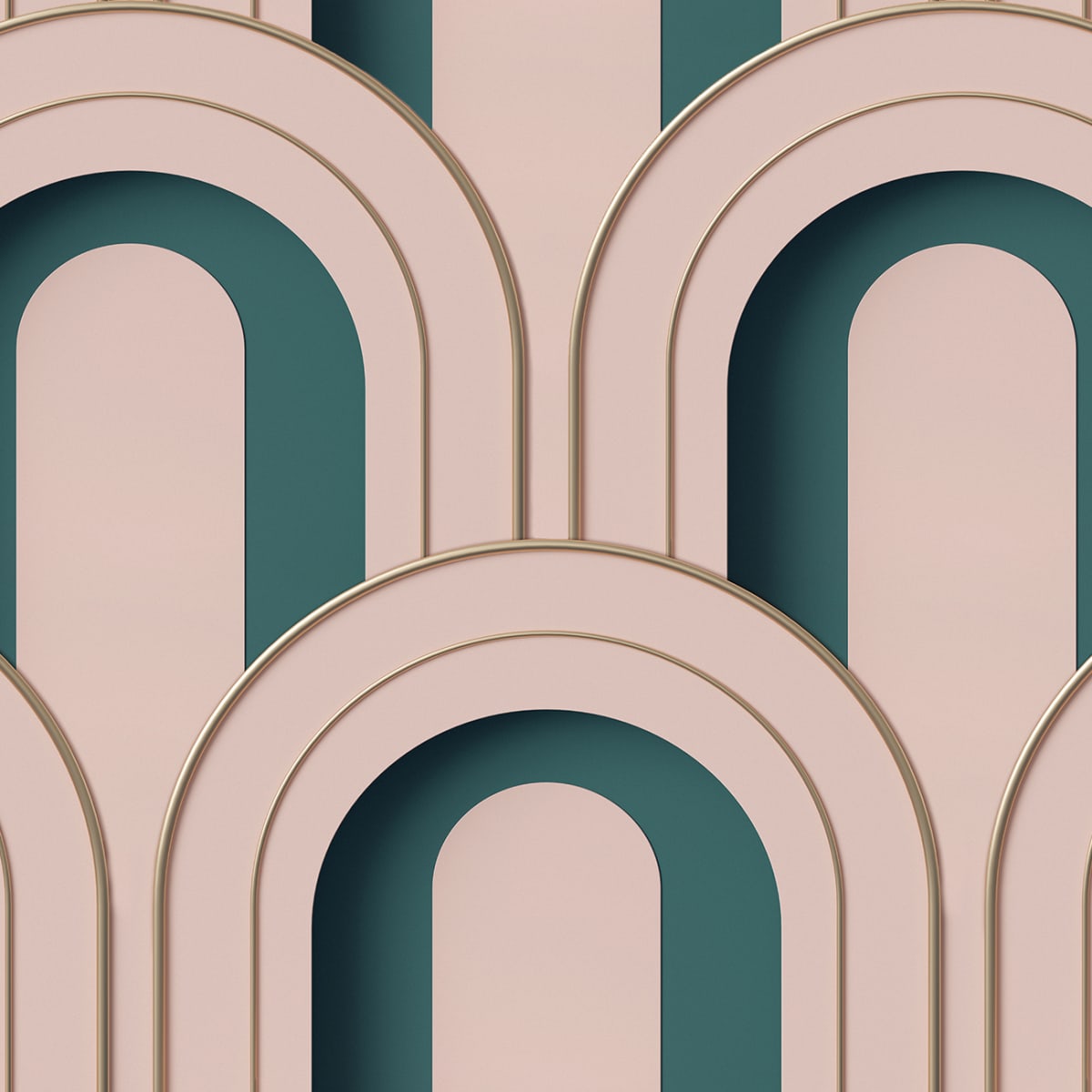 Arch Deco Bijou Wallpaper