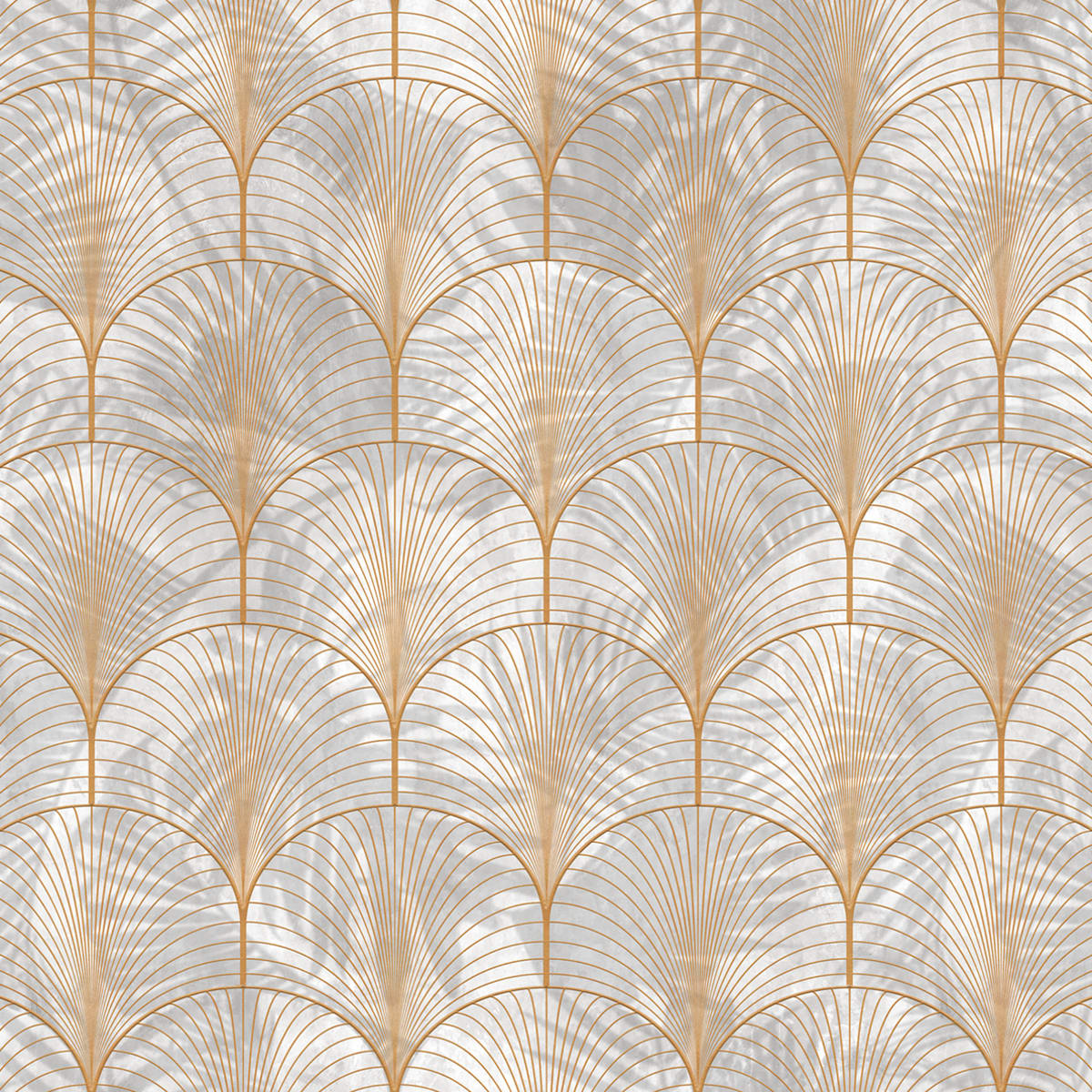 Art Deco Palms Wallpaper