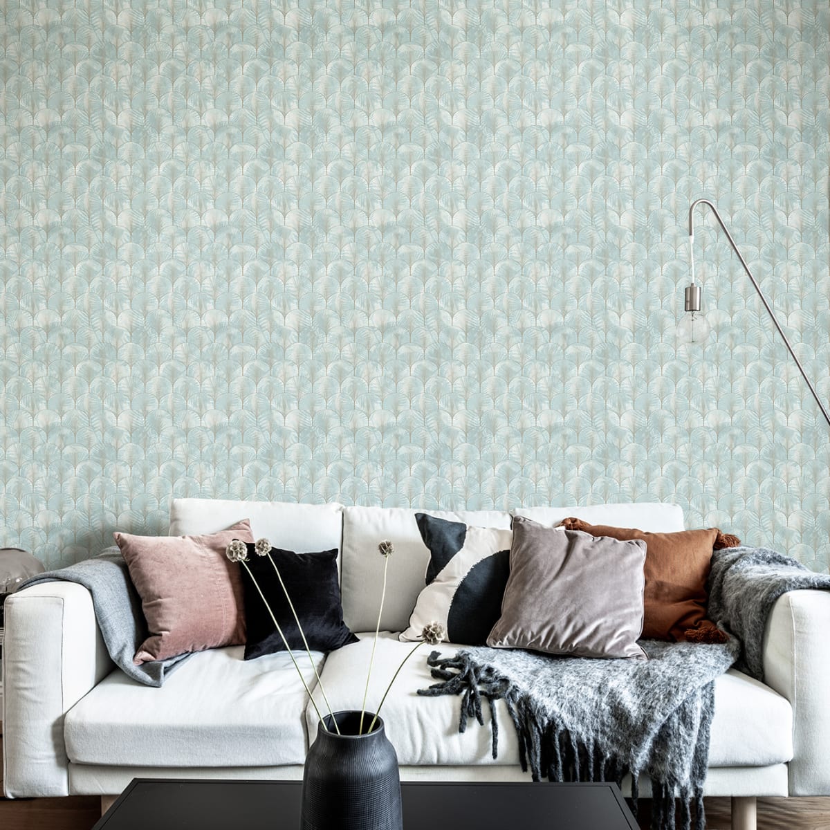 Art Deco Palms Wallpaper