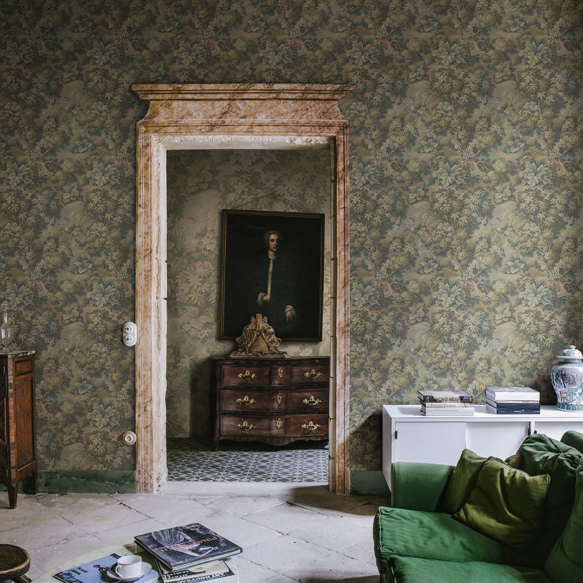 Blooming Park Wallpaper