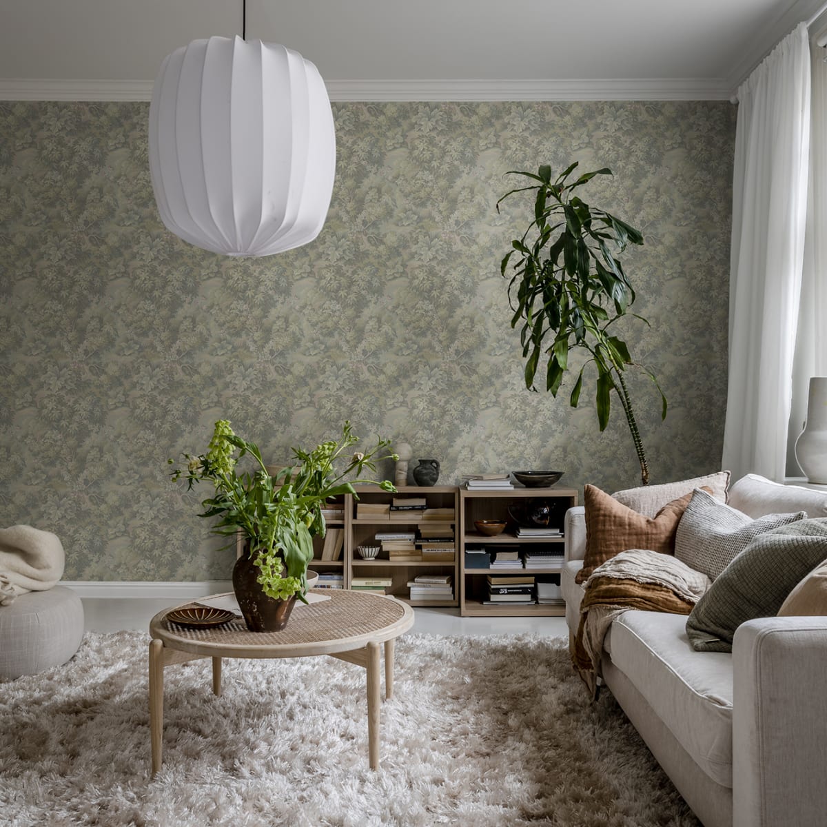 Blooming Park Wallpaper