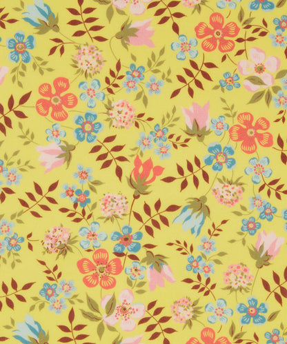 Edenham Tana Lawn™ Cotton Fabric - Yellow - Liberty
