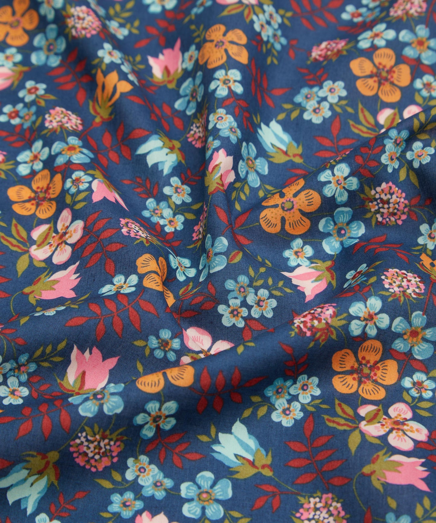Edenham Tana Lawn™ Cotton Fabric - Blue - Liberty