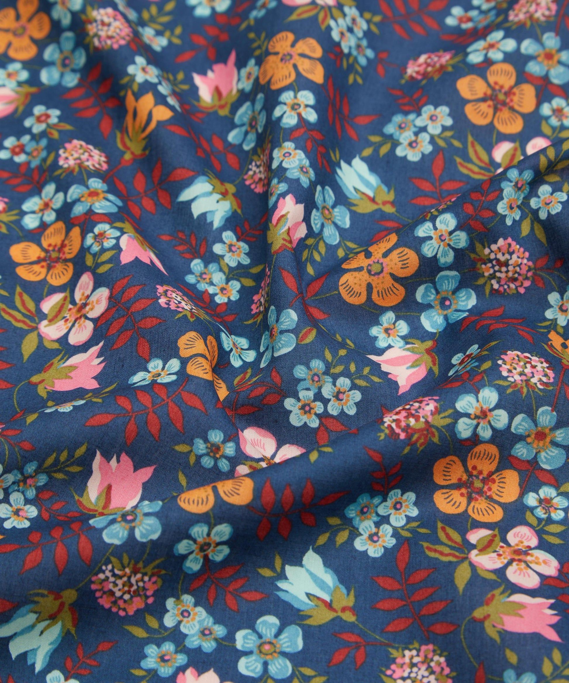 Edenham Tana Lawn™ Cotton Fabric - Blue - Liberty