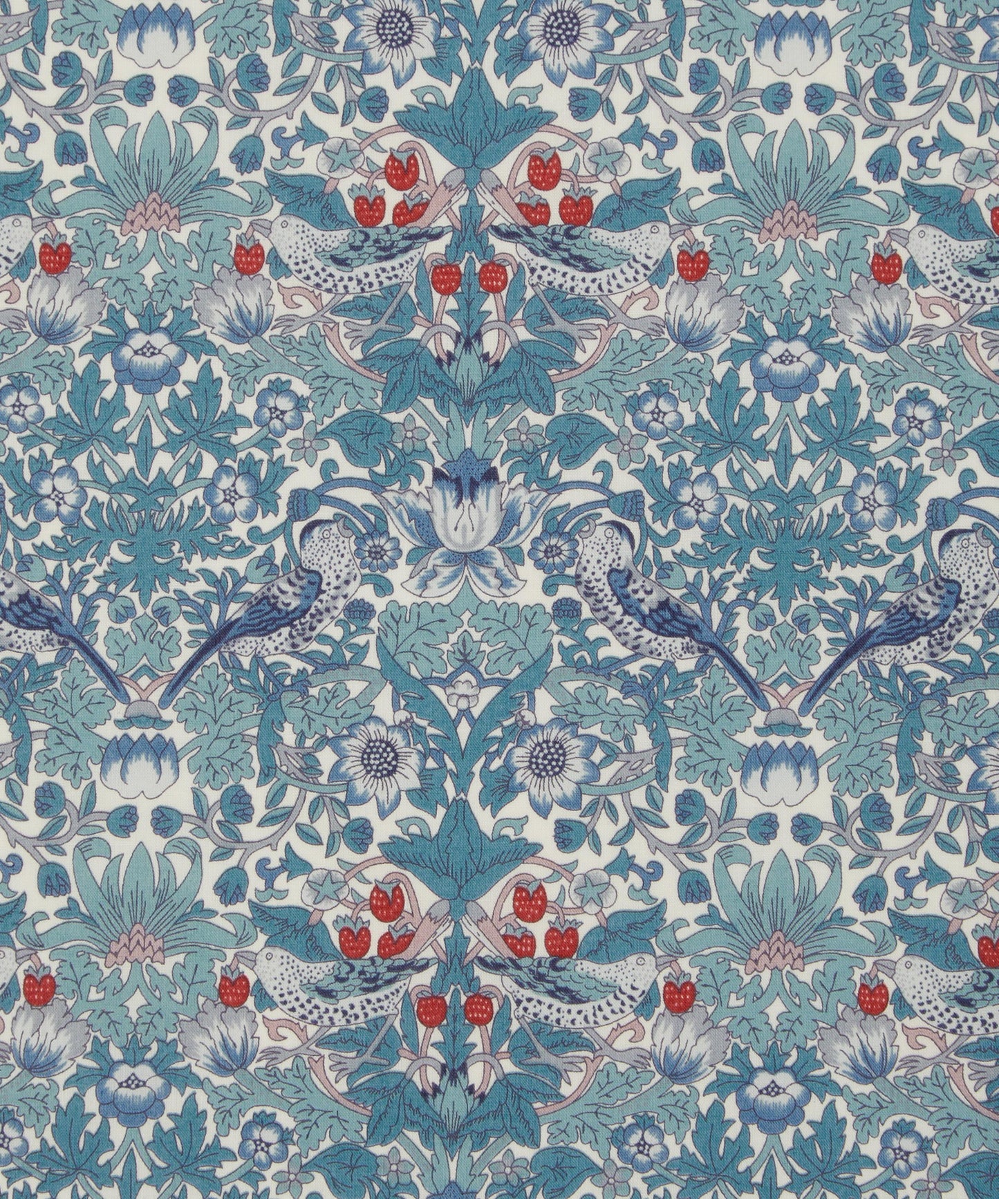 Strawberry Thief Spring Tana Lawn™ Cotton Fabric - Blue - Liberty