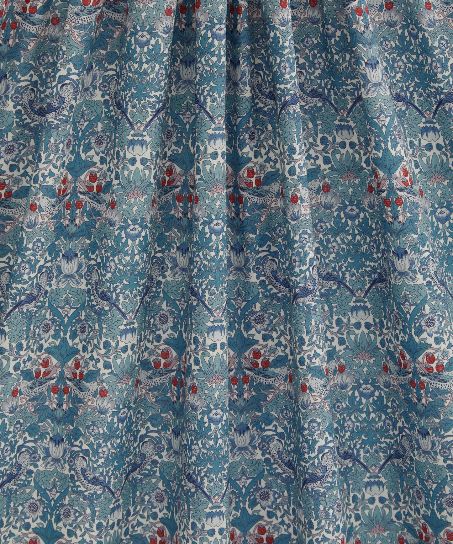 Strawberry Thief Spring Tana Lawn™ Cotton Fabric - Blue - Liberty