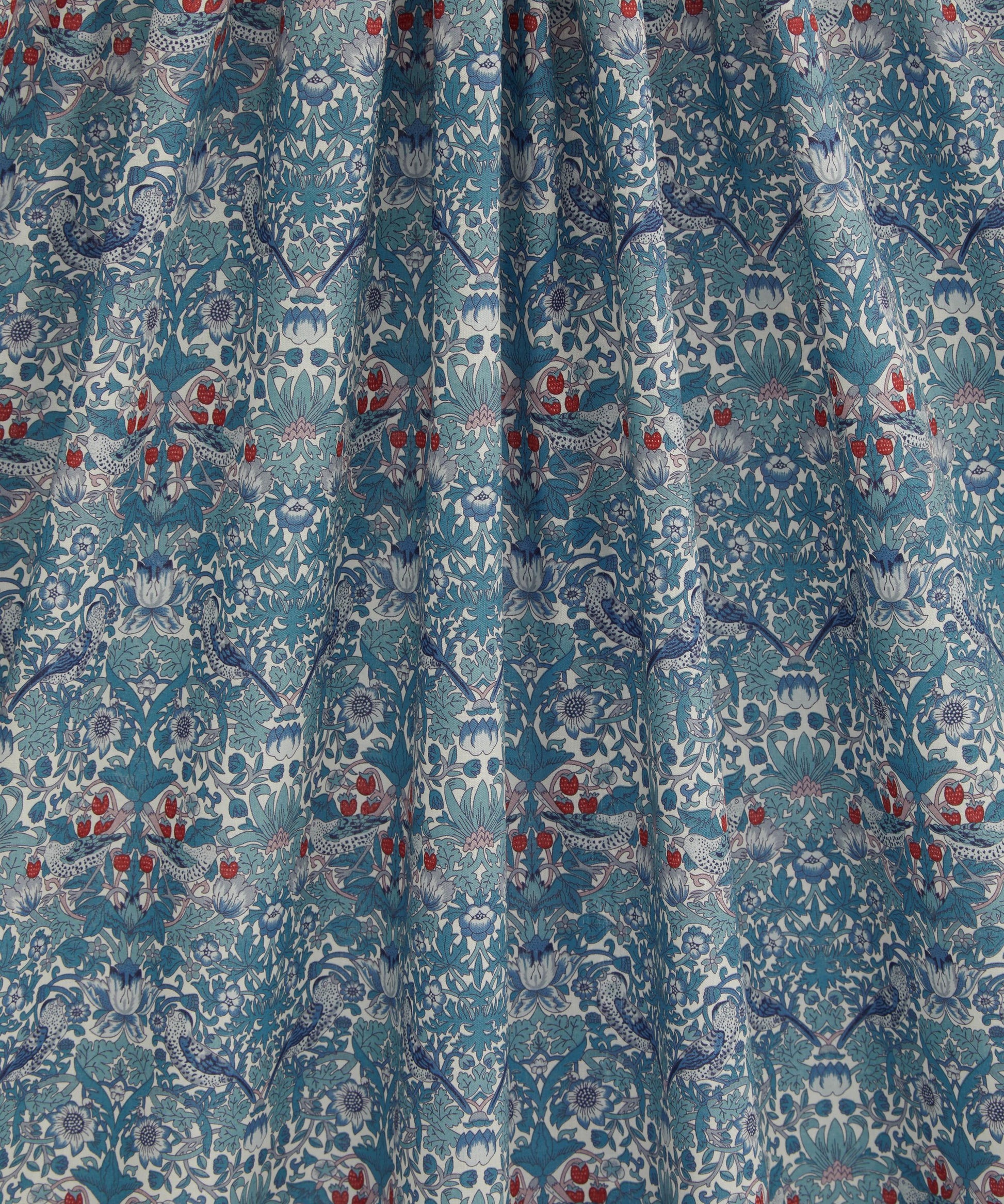 Strawberry Thief Spring Tana Lawn™ Cotton Fabric - Blue - Liberty