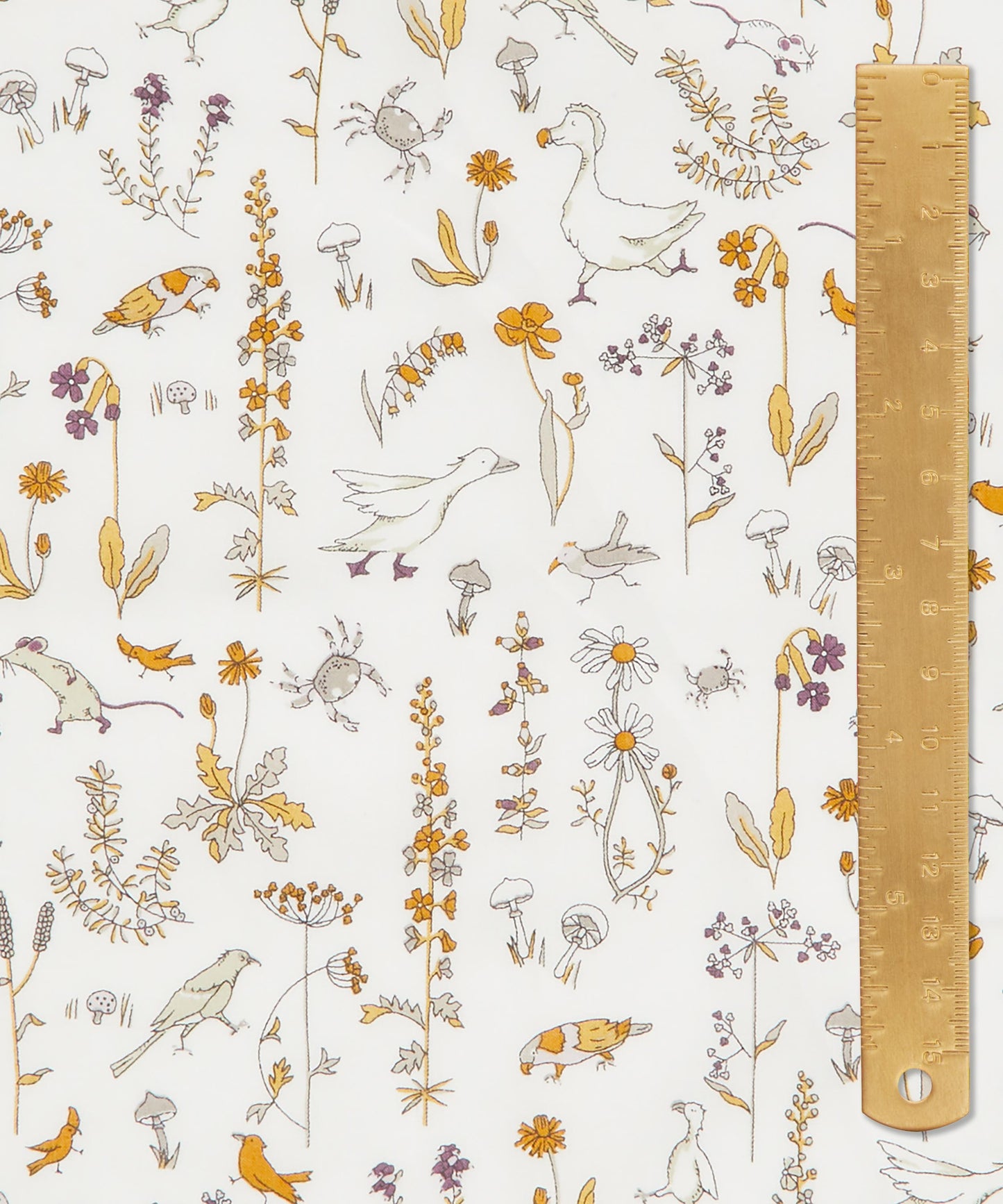 Theo Tana Lawn™ Cotton Fabric - Cream - Liberty