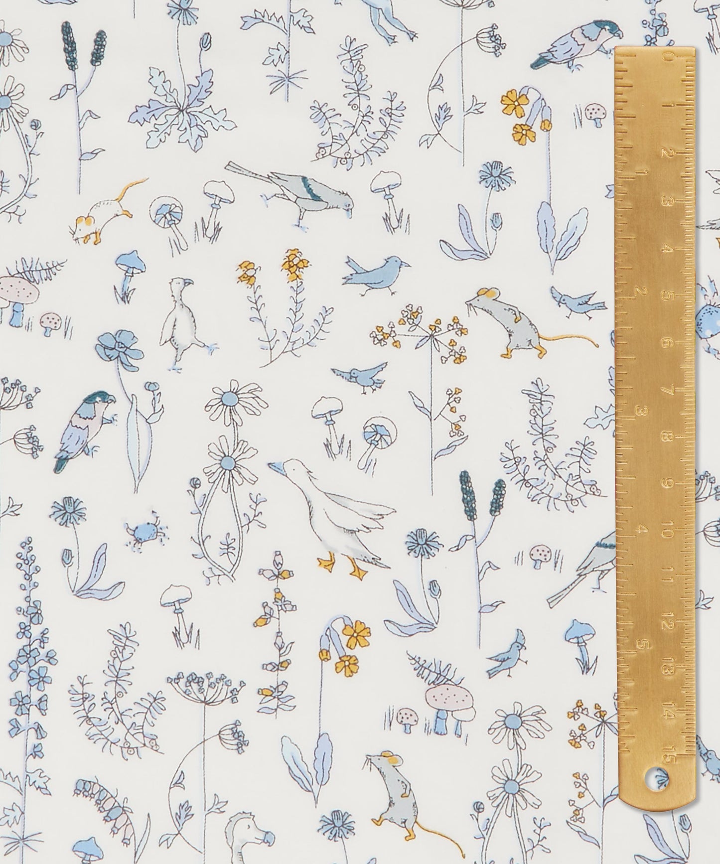 Theo Tana Lawn™ Cotton Fabric - Blue - Liberty